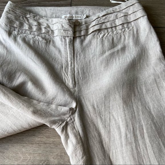 Melanie Lyne Linen Wide Leg Pants - Picture 5 of 15